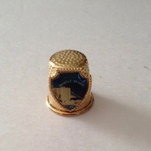 Thimble Needlepoint Metal Sewing Stitches Hem Metal Myrtle Beach South Carolina